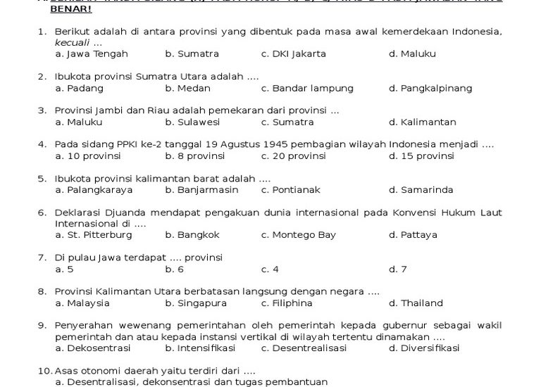10 Rahasia Menjawab Soal IPS Kelas 6 Semester 2 Kurikulum 2013 Agar Nilai Memuaskan