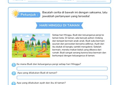 15 Contoh Soal Cerita Bahasa Indonesia Kelas 2 SD Terbaru yang Sering Muncul di Ujian