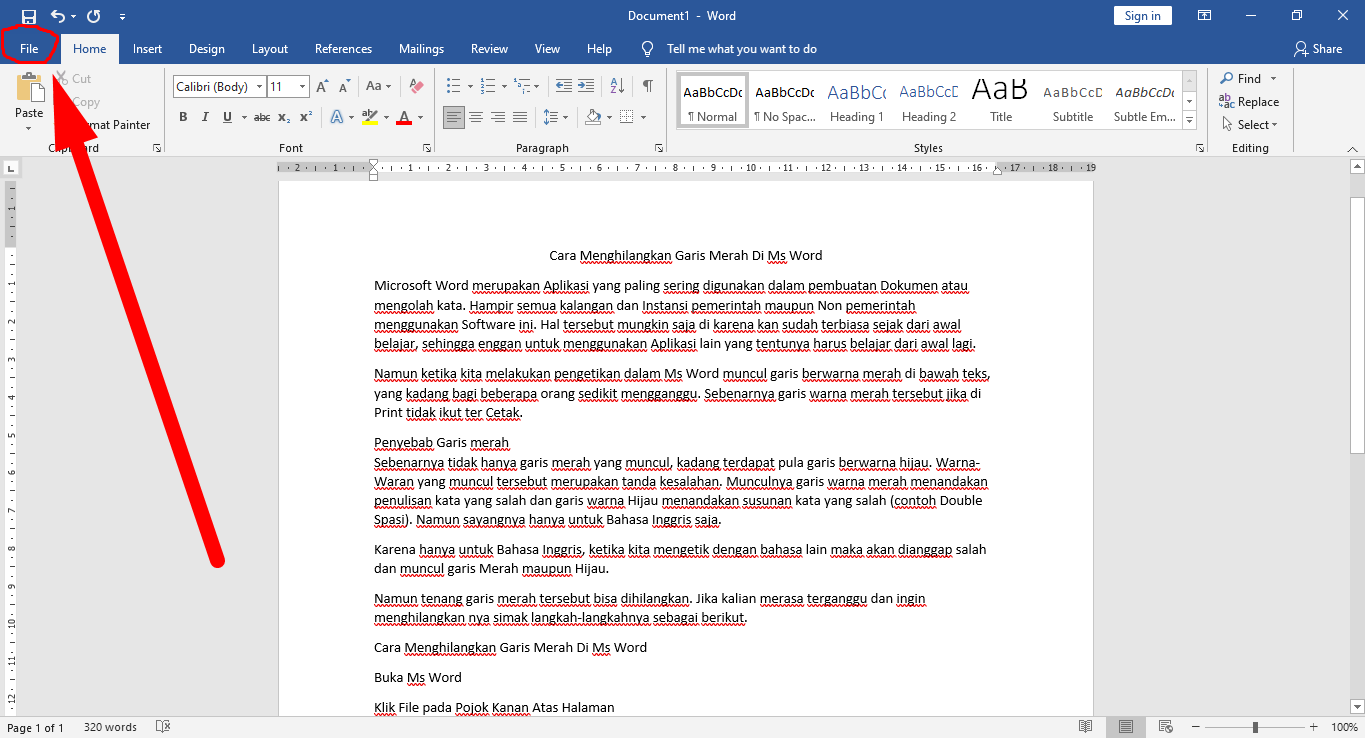 Hilangkan Garis Merah di Word Panduan Lengkap - LKomBis Hilangkan Garis Merah di Word Panduan Lengkap - LKomBis