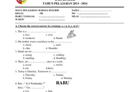 7 Rahasia Latihan Soal Bahasa Sunda Kelas 2 SD Kurikulum 2013 Semester 2 Agar Nilai Bagus