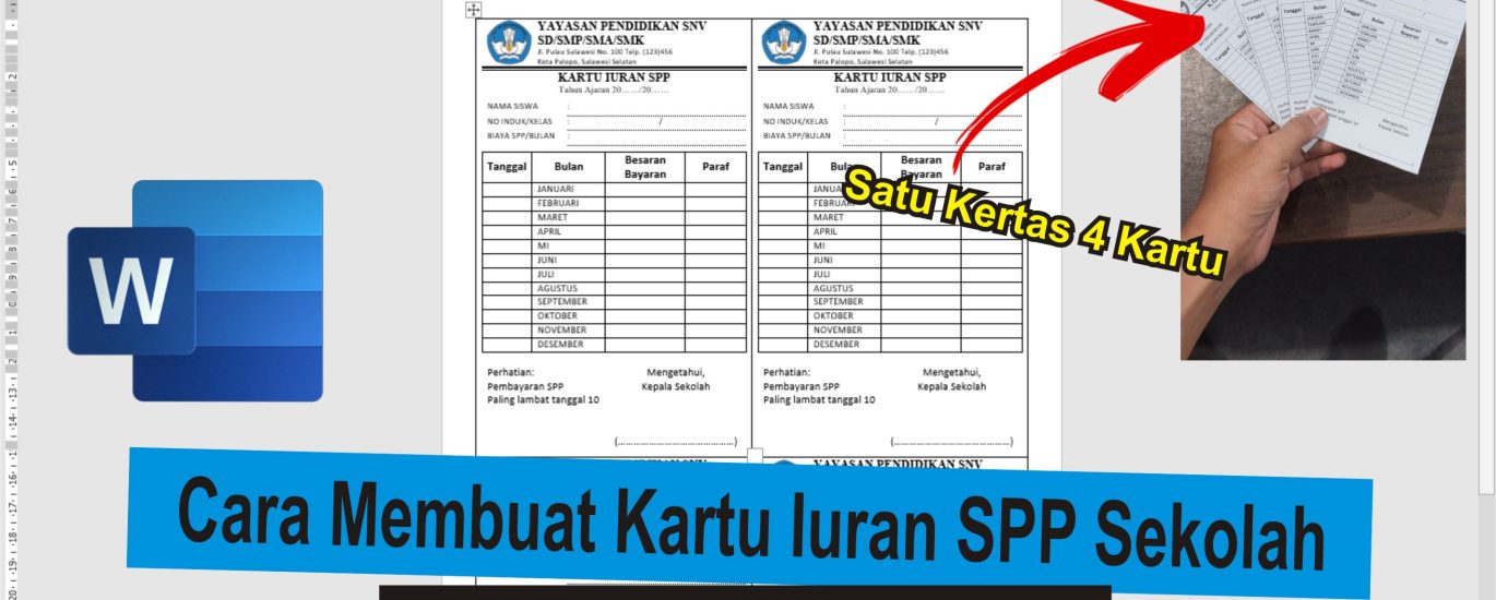 3 Cara Cepat Membuat Kartu Kawan di Word, Ternyata Semudah Ini