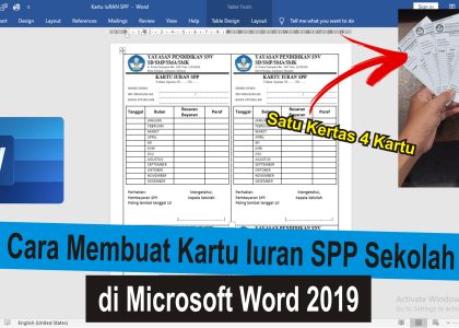 3 Cara Cepat Membuat Kartu Kawan di Word, Ternyata Semudah Ini
