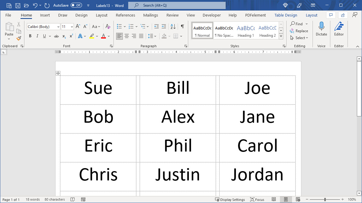 How To Create A Name Tag Template In Word - Free Printable Download