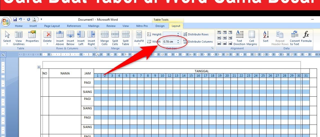5 Cara Membesarkan Tabel di Word Tanpa Ribet, Ternyata Semudah Ini
