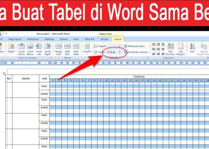 5 Cara Membesarkan Tabel di Word Tanpa Ribet, Ternyata Semudah Ini
