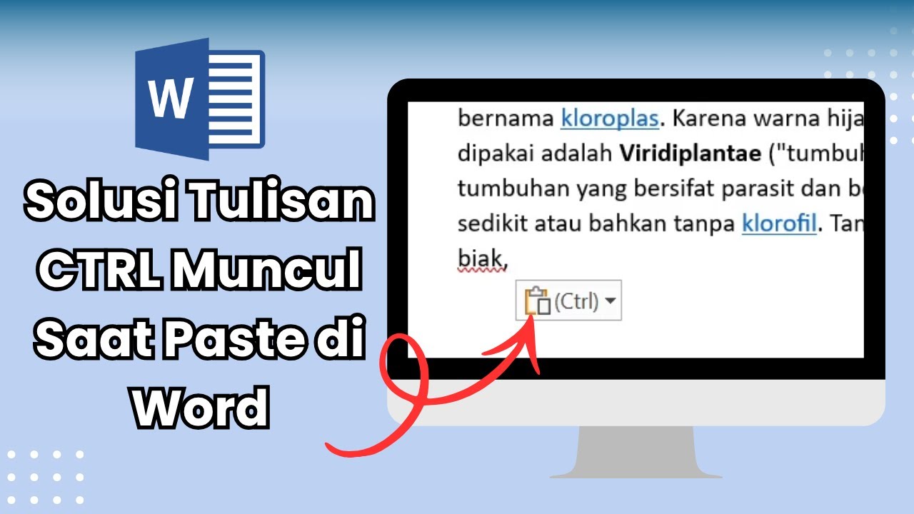 Cara Menghilangkan Tulisan CTRL Saat Paste Teks di Microsoft Word - YouTube Cara Menghilangkan Tulisan CTRL Saat Paste Teks di Microsoft Word - YouTube