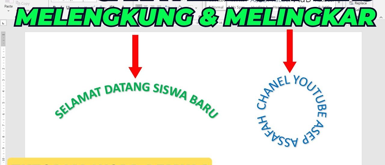 5 Langkah Mudah Cara Membuat Tulisan Melingkar di Word 2010, Ternyata Semudah Ini!