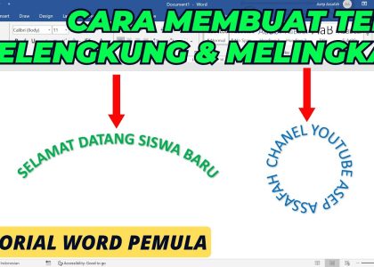 5 Langkah Mudah Cara Membuat Tulisan Melingkar di Word 2010, Ternyata Semudah Ini!