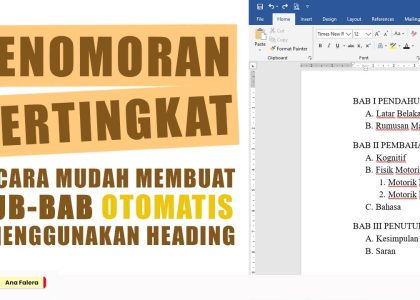 7 Detik! Cara Mengaktifkan Penomoran Otomatis di Word 2010 yang Jarang Diketahui
