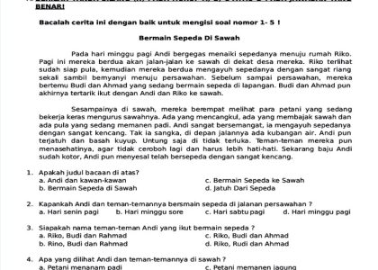 5 Trik Jitu Latihan Soal Bahasa Indonesia Kelas 3 Semester 1 yang Terbukti Bikin Anak Lancar Membaca