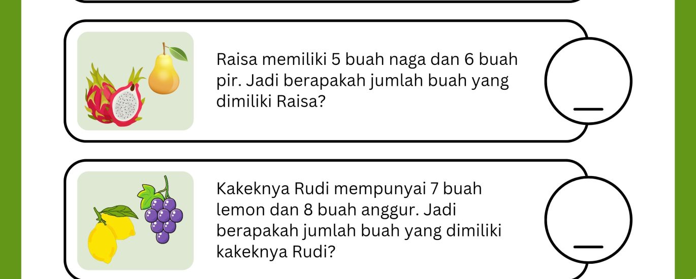 7 Fakta Mengejutkan Soal Matematika Cerita Kelas 1 SD yang Jarang Diketahui Orang Tua