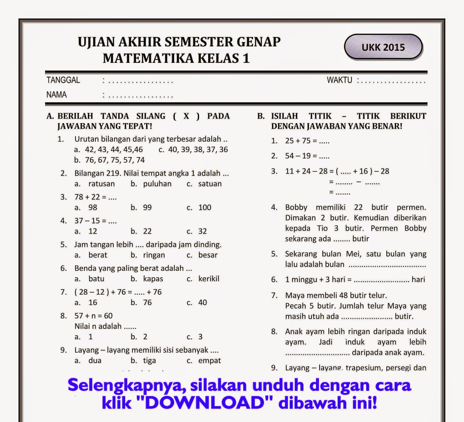Menguasai Matematika Kelas 4 SD Semester 1 Kurikulum 2013 Panduan Menguasai Matematika Kelas 4 SD Semester 1 Kurikulum 2013 Panduan