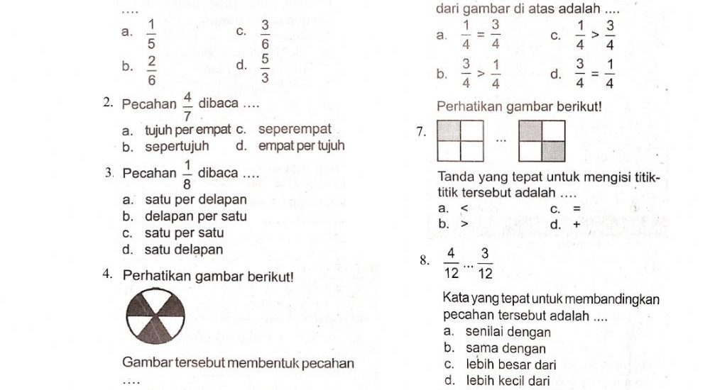 7 Contoh Soal Matematika Kelas Semester 2 KTSP yang Sering Muncul dan Wajib Kamu Kuasai Sebelum Ulangan