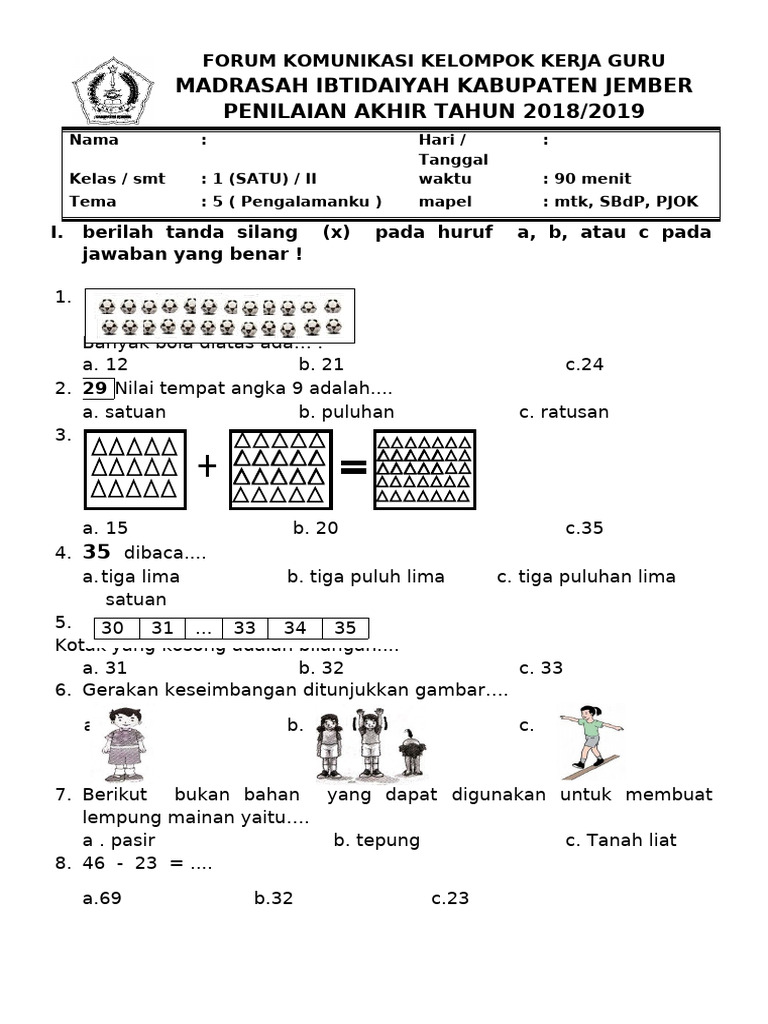 Rahasia Nilai Sempurna dengan Latihan Soal Tematik 5 Kelas 1 SD Terbaru yang Wajib Tahu
