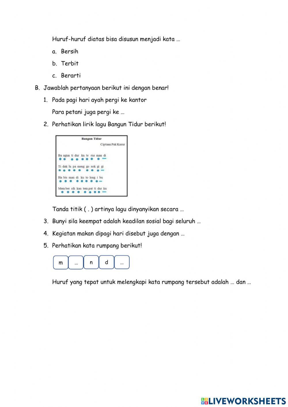 Rahasia Sukses Belajar Latihan Soal Tematik Kelas 1 Kegiatan Pagi Hari yang Wajib Tahu Rahasia Sukses Belajar Latihan Soal Tematik Kelas 1 Kegiatan Pagi Hari yang Wajib Tahu