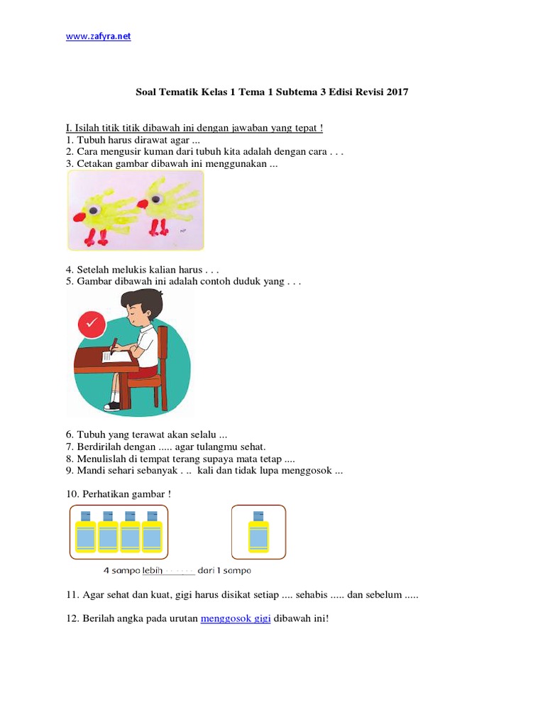 Rahasia Sukses Belajar Lewat Latihan Soal Tematik Kelas 1 Agar Anak Cepat Pintar Rahasia Sukses Belajar Lewat Latihan Soal Tematik Kelas 1 Agar Anak Cepat Pintar
